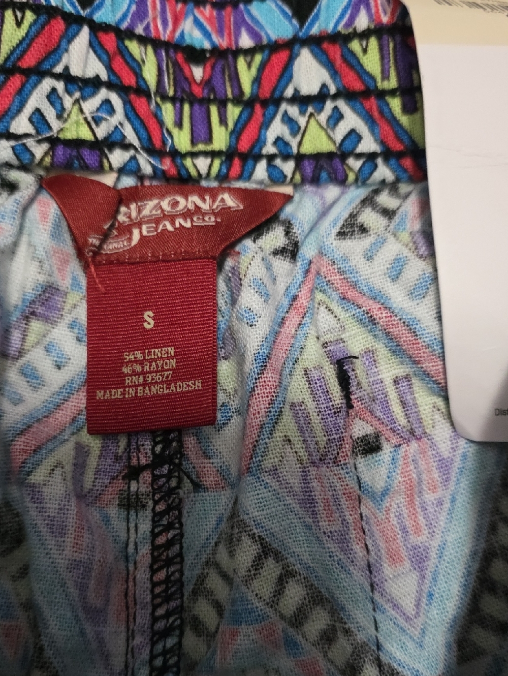 Arizona Jean Company Geometric Shorts Juniors Size Small - Picture 3 of 5